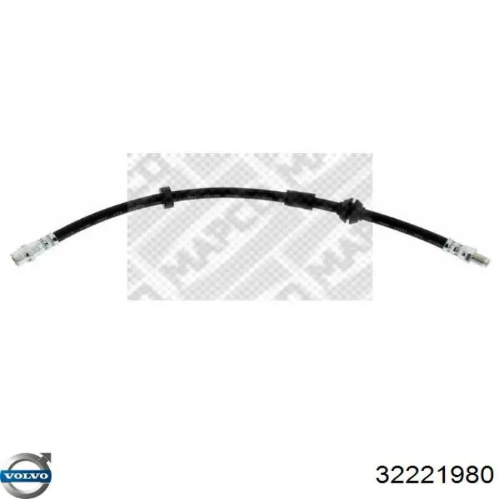 Гальмівні шланги передні 30681724 Volvo