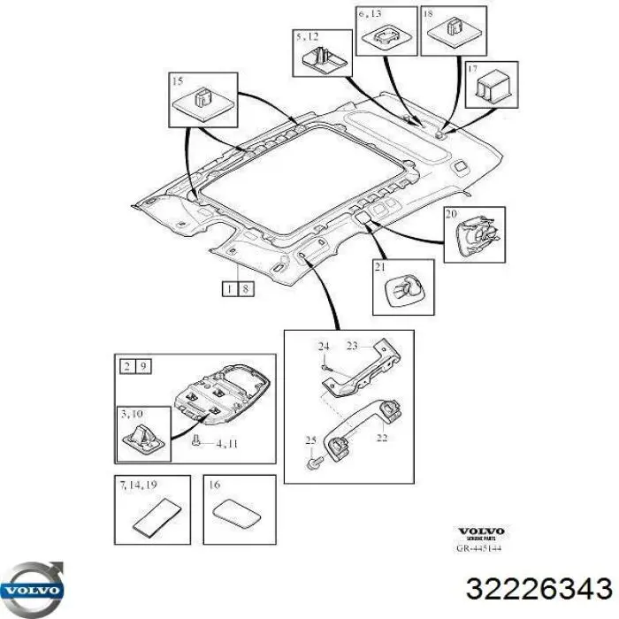 Купити 32226343 Volvo 