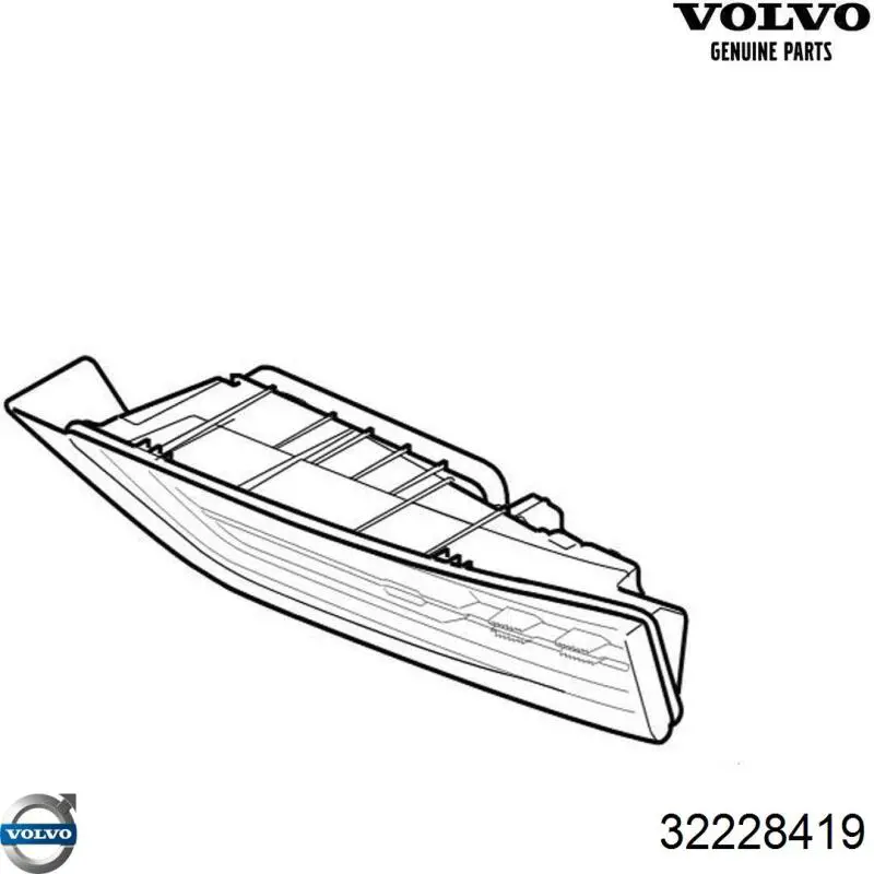 Стоп-сигнал Volvo 32228419 ціна, від 55.74 USD