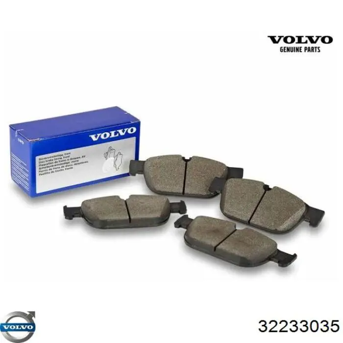 32233035 Volvo Колодки гальмівні задні, дискові