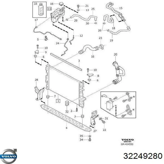 Купити 6G918260HC Volvo Шланг/патрубок интеркуллера