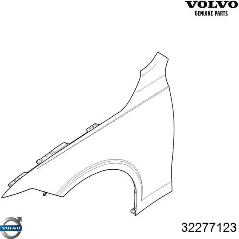 31651913 Volvo Крило переднє праве