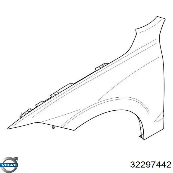 Купити 32297442 Volvo Крила