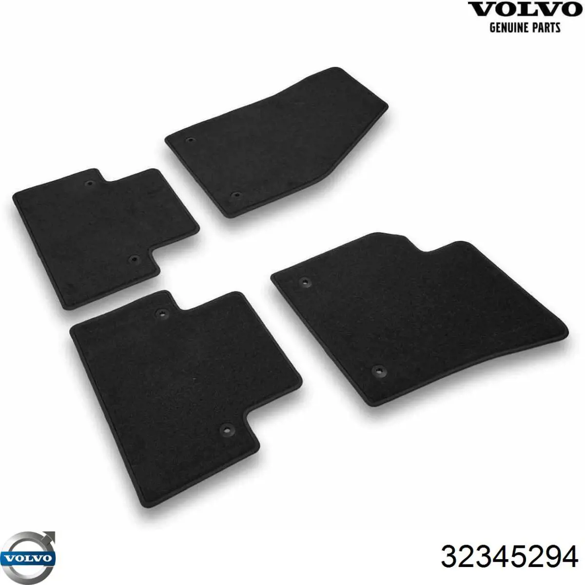 Комплект килимків Volvo 32345294 ціна, від 156.80 USD