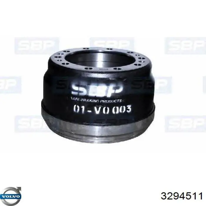 Купити 3294511 Volvo Барабан гальмівний задній