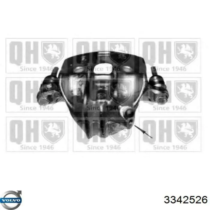 Супорт задній лівий 3342526 Volvo