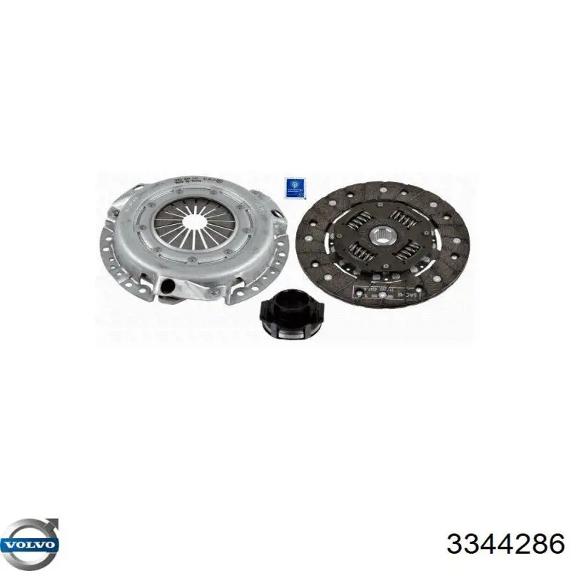 Комплект зчеплення (3 частини) Volvo 3344286 ціна, від 83.62 USD