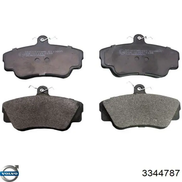 Гальмівні колодки Volvo 3344787 ціна, від 16.62 USD