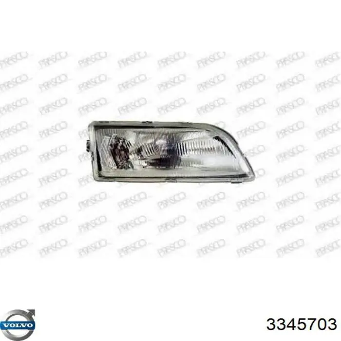Фара права 3345703 Volvo