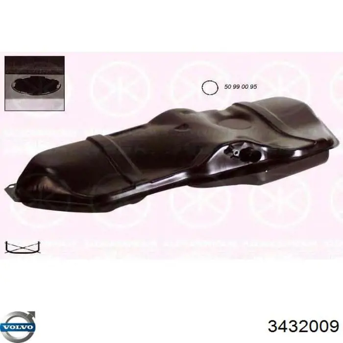 Купити 3432009 Volvo Опора стабілізатора