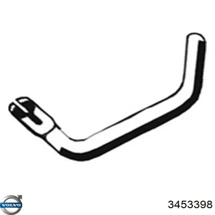 Труба приймальна (штани) глушника, передня Volvo 3453398 ціна, від 106.86 USD