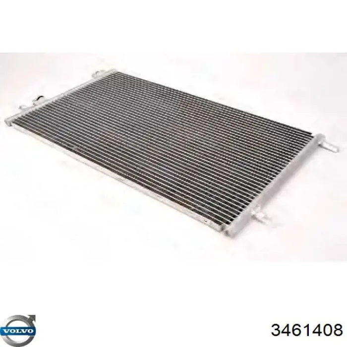 Конденсатор кондиціонера Volvo 3461408 ціна, від 477.35 USD