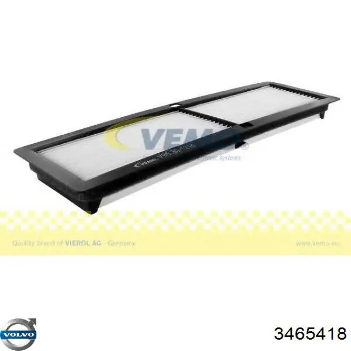 Фільтр салону 3465418 Volvo