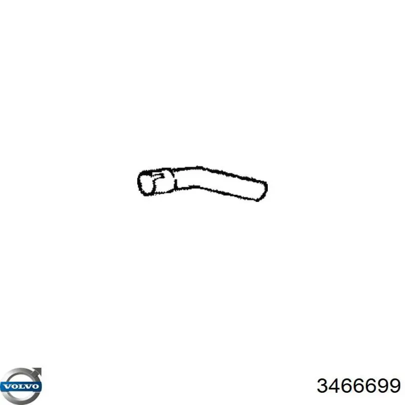 3466699 Volvo Глушник, задня частина