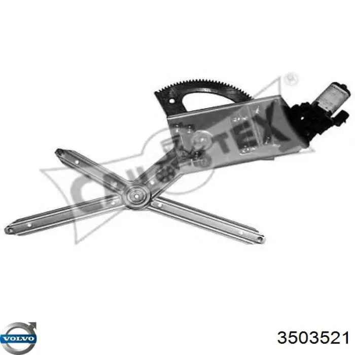 Купити 3503521 Volvo Механізм склопідіймача двері передньої, правої