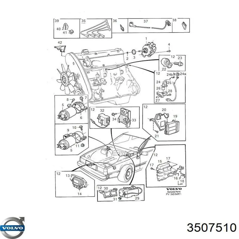 Купити 3507510 Volvo 
