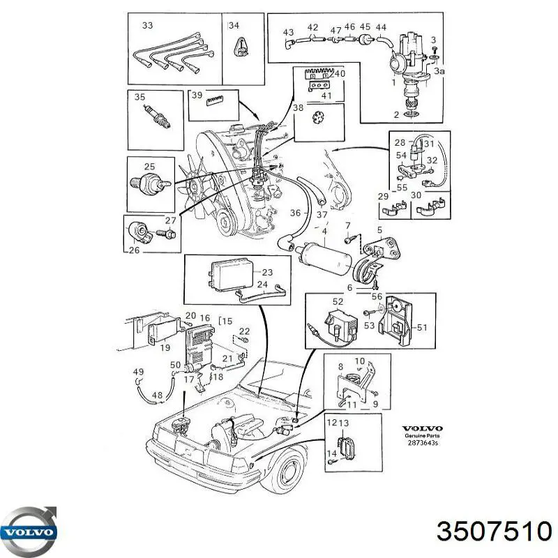 Volvo 3507510 ціна, від 123.07 USD
