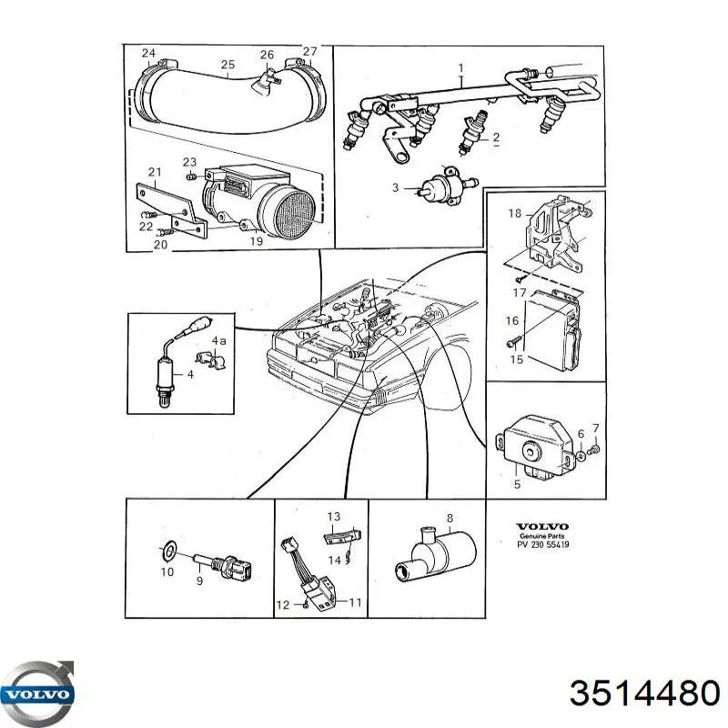Купити 3514480 Volvo 