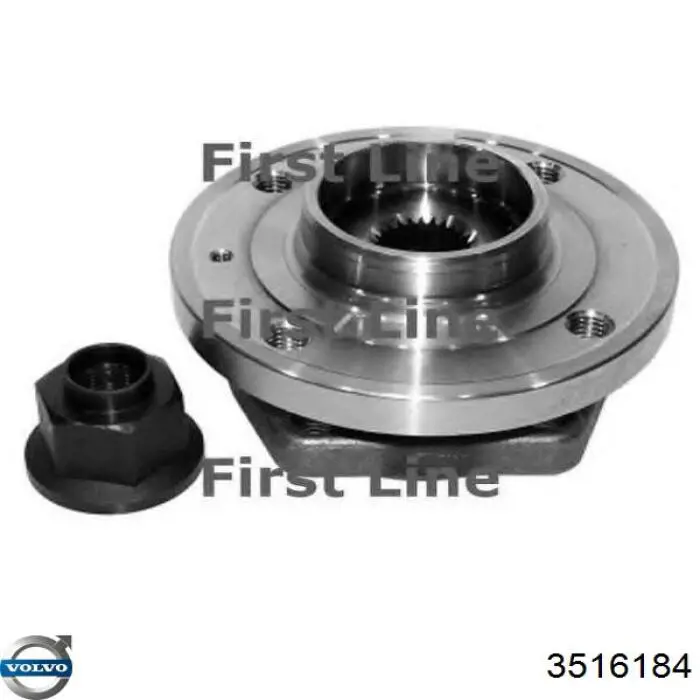 Маточина колеса передня Volvo 3516184 ціна, від 65.08 USD