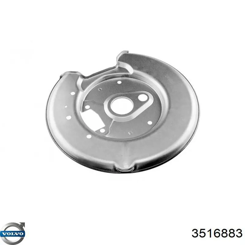 Захист гальмівного диска заднього, лівого Volvo 3516883 ціна, від 16.77 USD