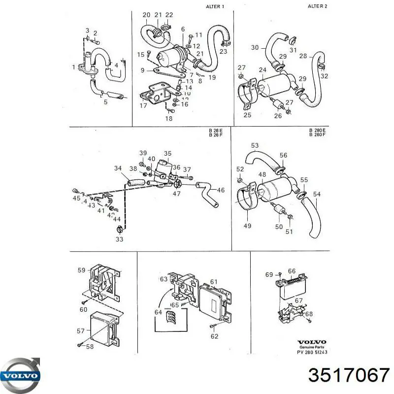 3517067 Volvo клапан/регулятор холостого ходу
