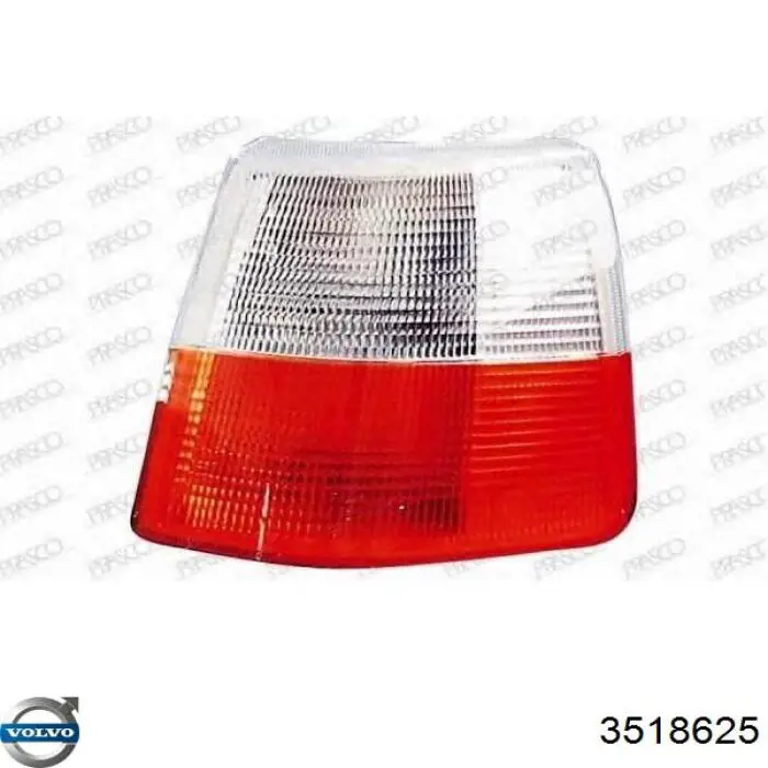 Правий покажчик повороту - лампа Volvo 3518625 ціна, від 13.39 USD