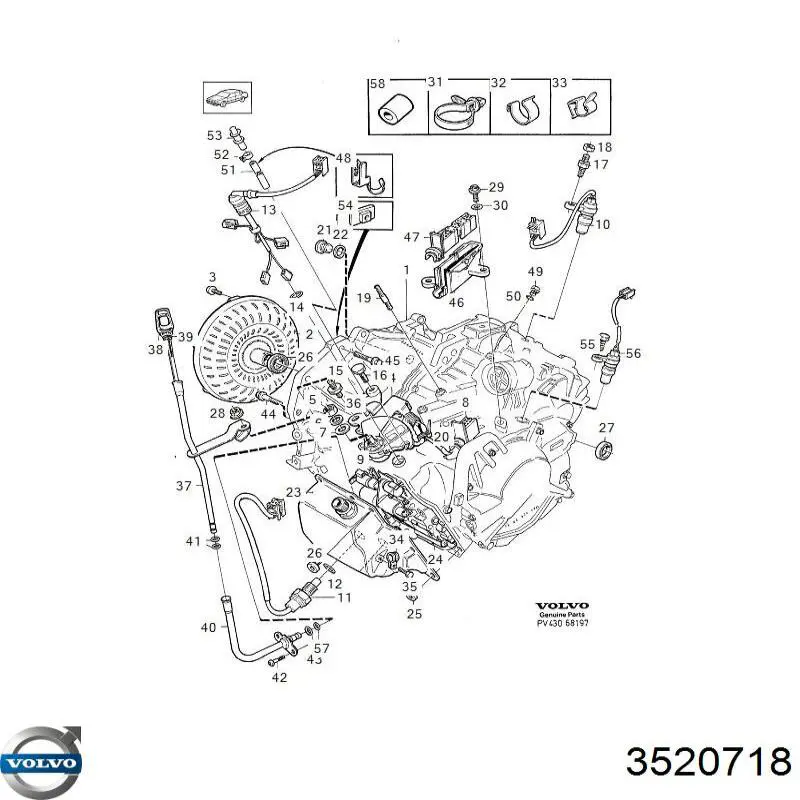  Volvo 3520718 ціна, від 16.43 USD