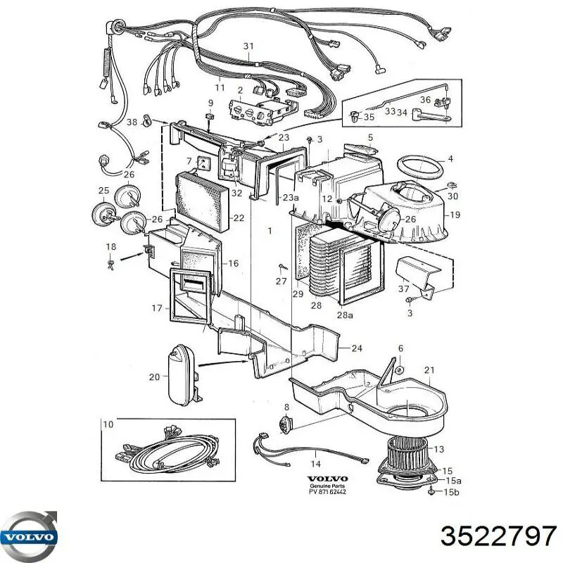 Купити 3522797 Volvo 