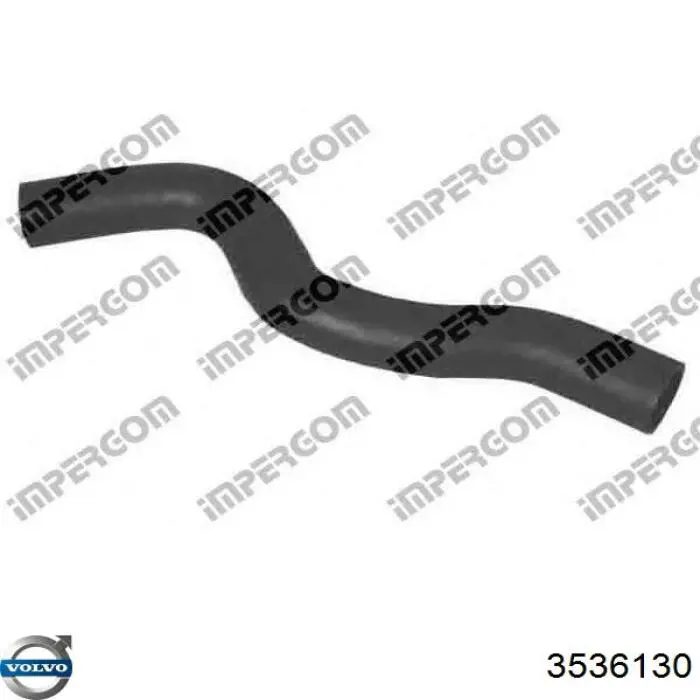 Купити 3514629 Volvo Шланг/патрубок радіатора охолодження, верхній