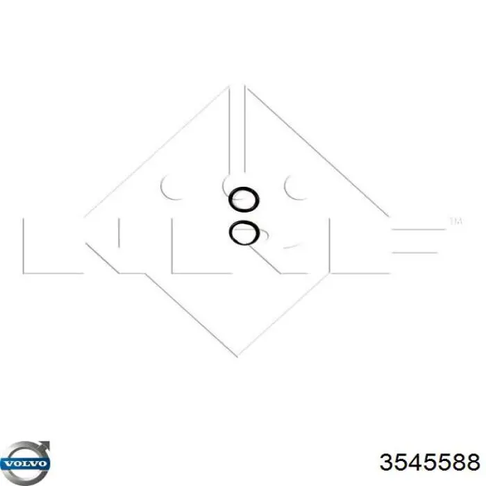 Радіатор пічки (обігрівача) Volvo 3545588 ціна, від 36.86 USD