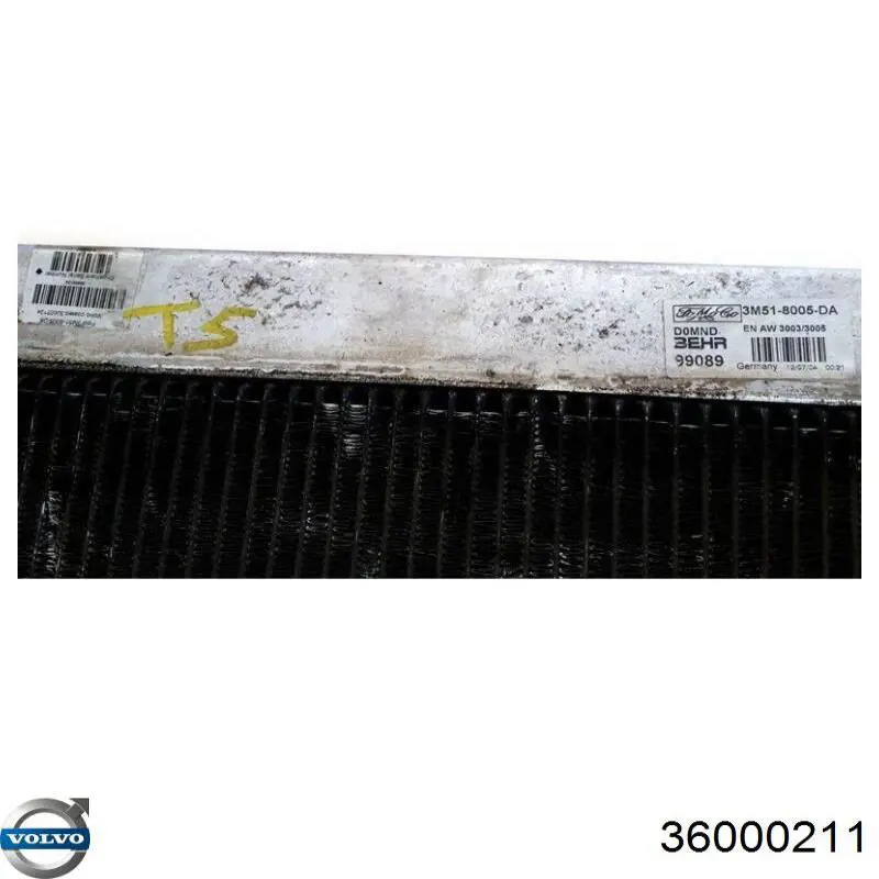 Радіатор основний Volvo 36000211 ціна, від 160.73 USD