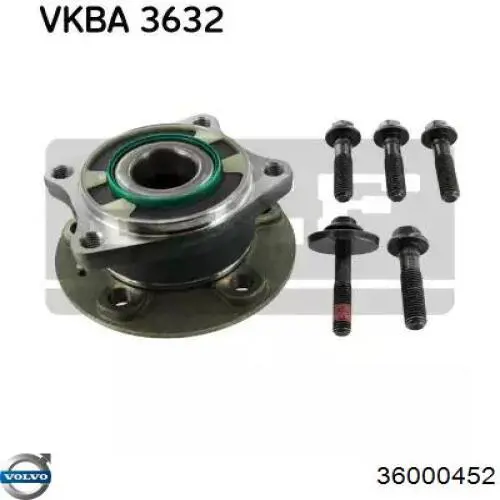 36000452 Volvo Привід передній правий