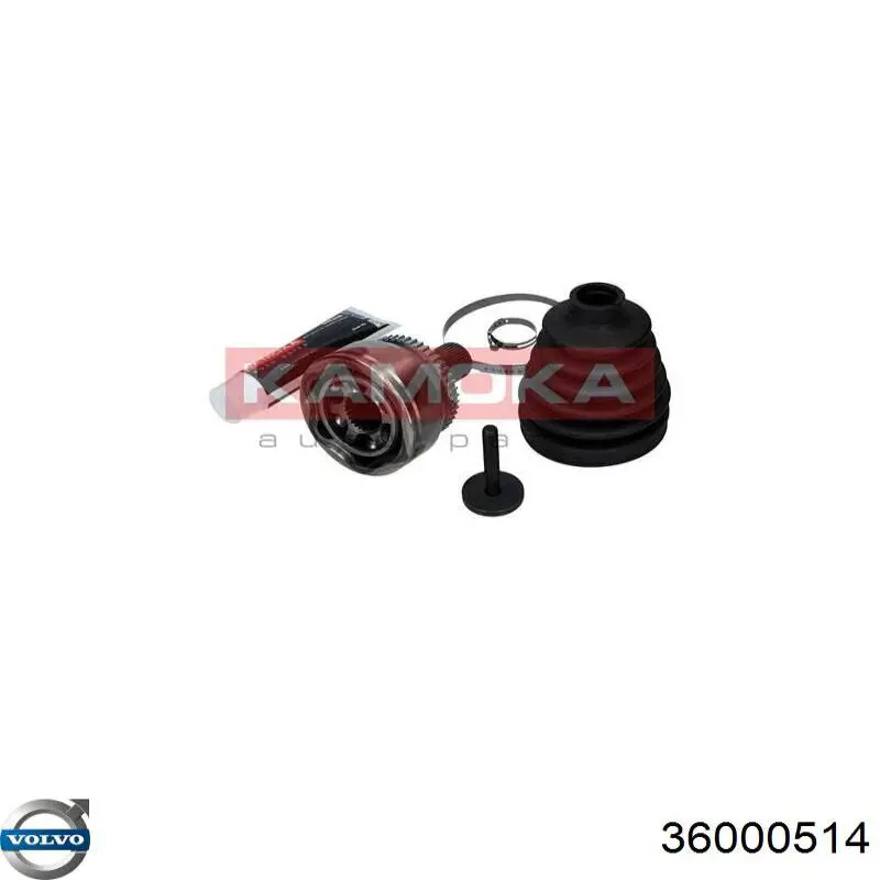 36000514 Volvo Привід передній правий