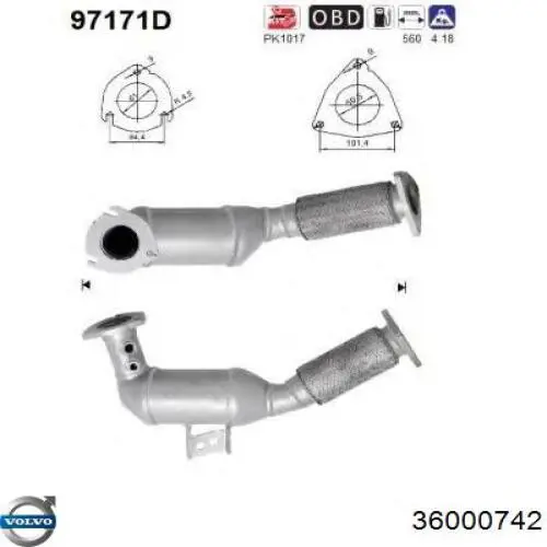 36000742 Volvo 