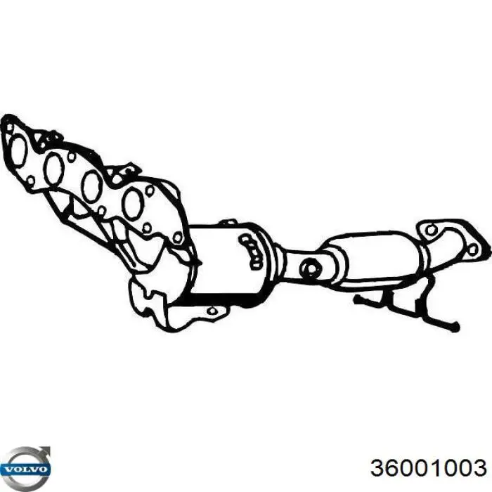 Купити 1223935 Ford Перетворювач відпрацьованих газів
