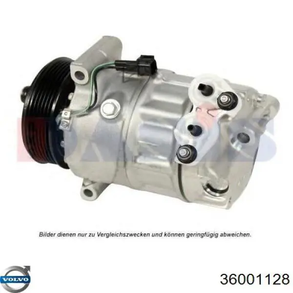 Компресор системи кондиціювання Volvo 36001128 ціна, від 262.41 USD