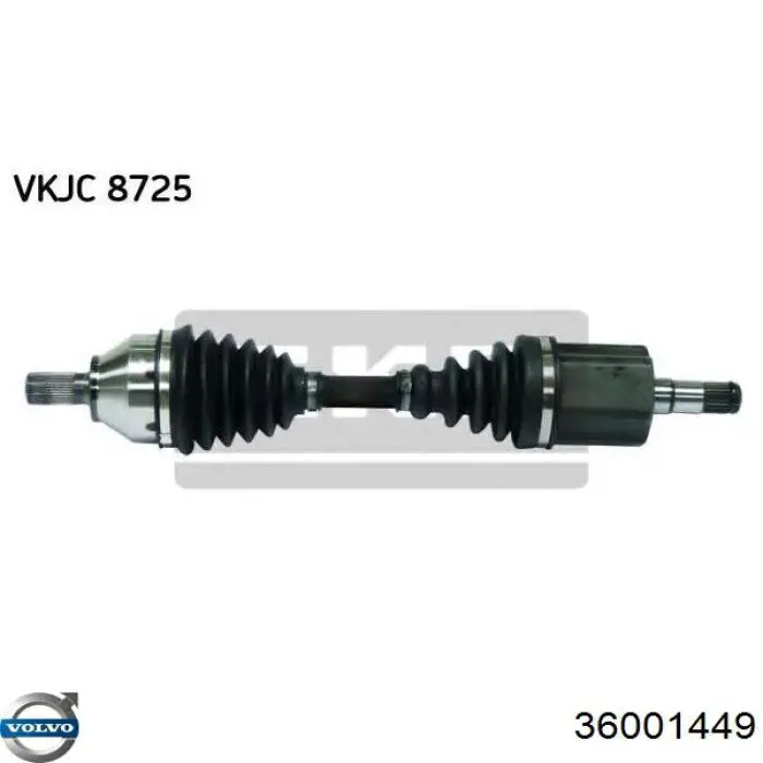 Піввісь передня, права GSP 262103 ціна, від 129.50 USD