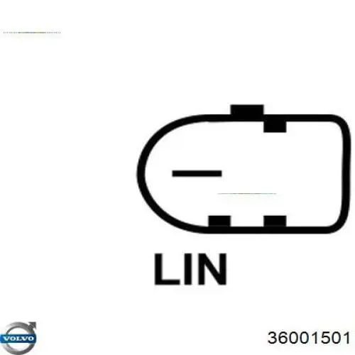 Генератор 36001501 Volvo