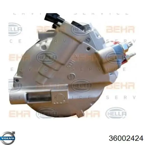 Компресор системи кондиціювання Volvo 36002424 ціна, від 317.47 USD