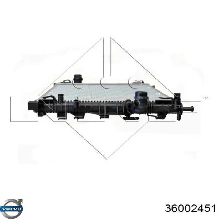 Купити 36002451 Volvo Радіатор двигуна