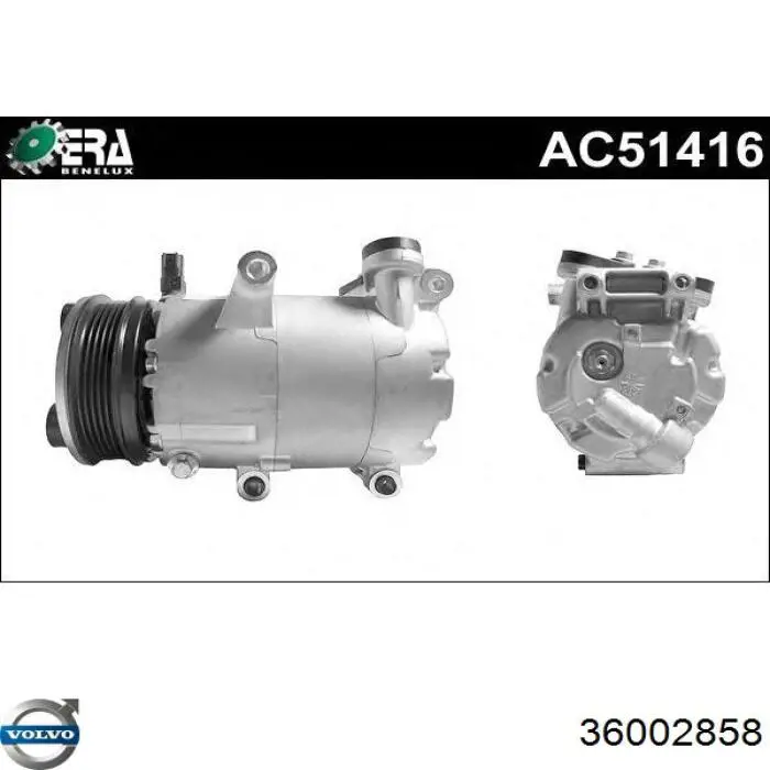 36002858 Volvo Компресор холодоагенту