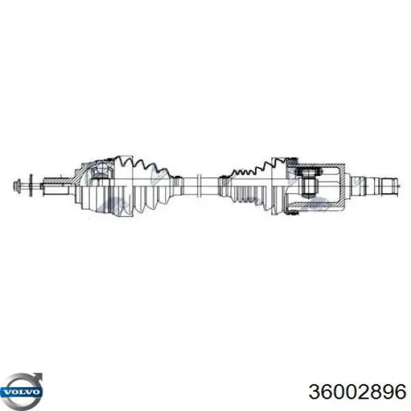 Ліва піввісь 36002896 Volvo
