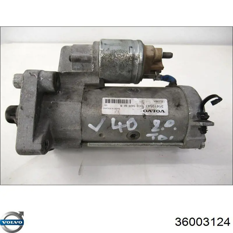 Стартер Volvo 36003124 ціна, від 76.01 USD