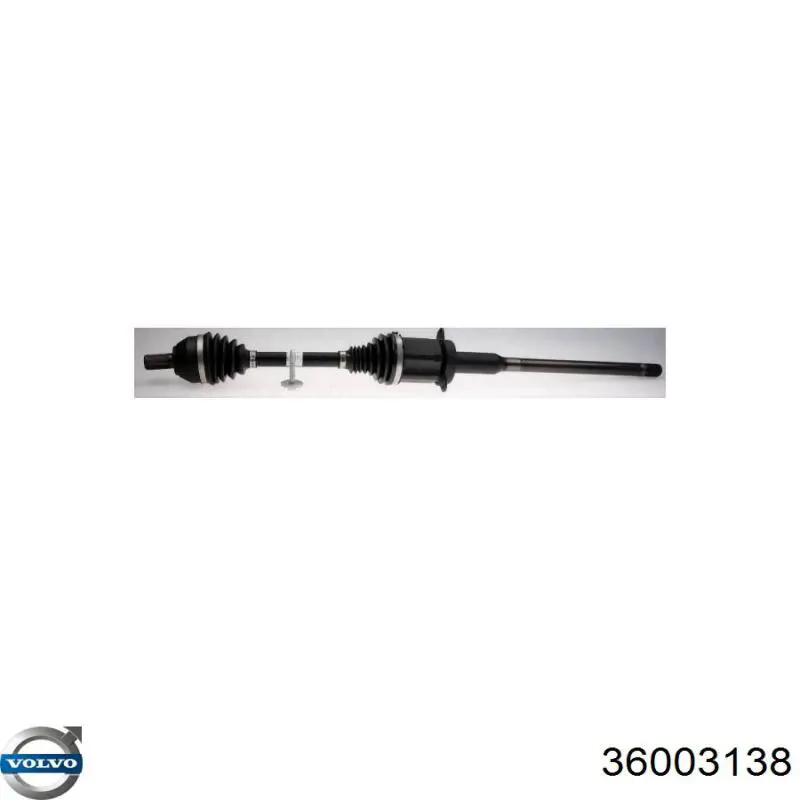 Піввісь передня, права Volvo 36010204 ціна, від 625.85 USD