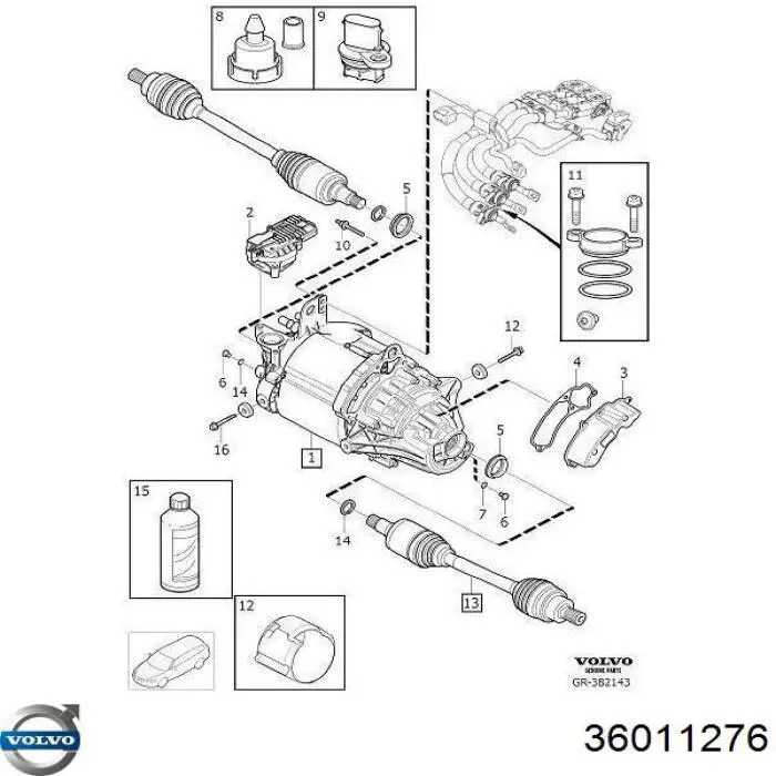  Volvo 36011276 ціна, від 15467.23 USD