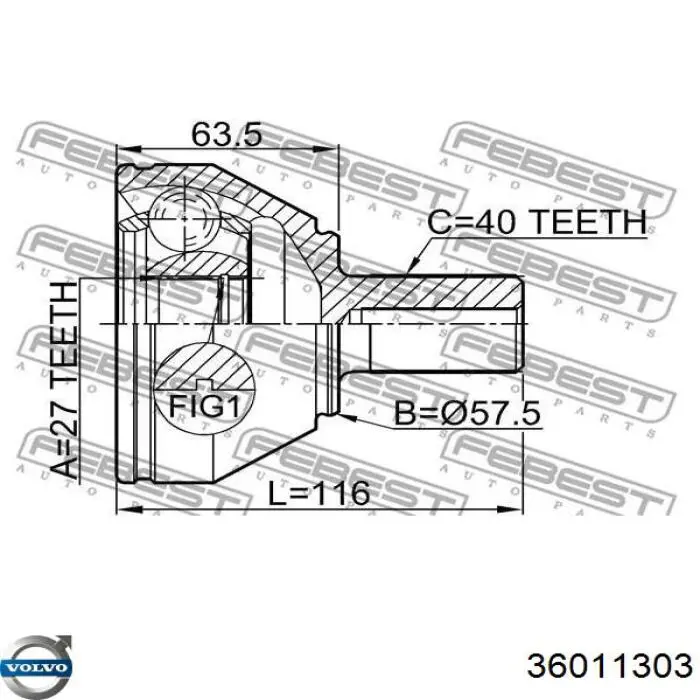 36011303 Volvo 