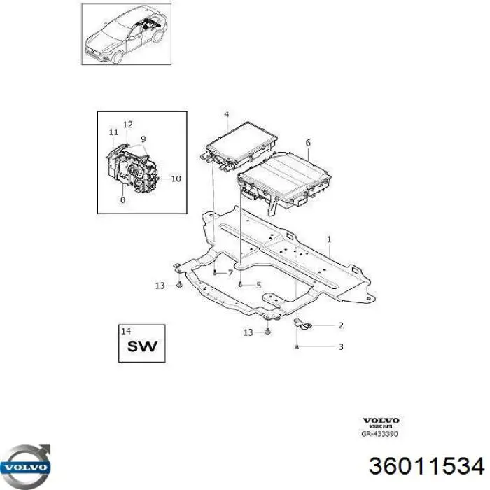 Купити 36011534 Volvo 