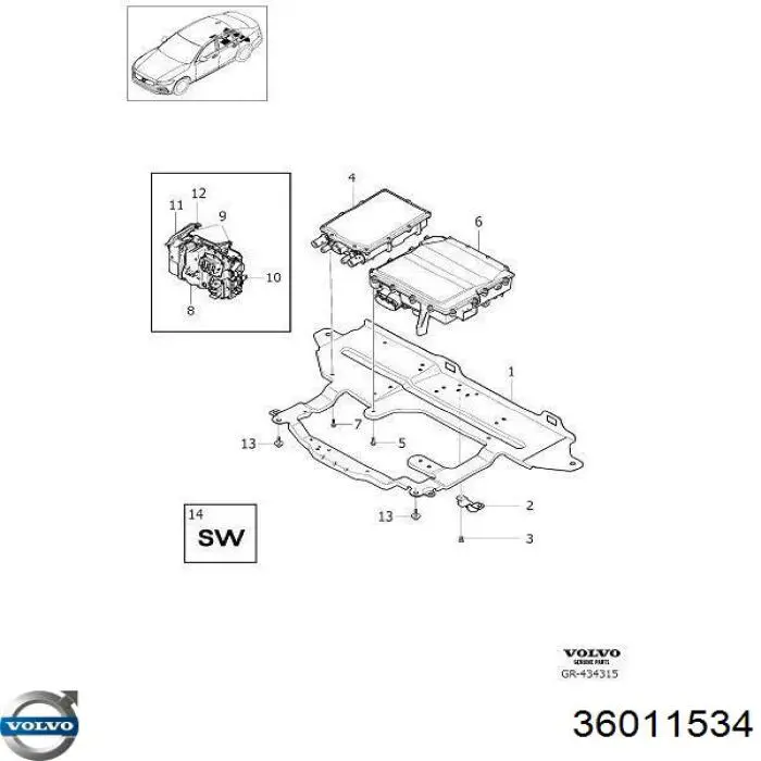  Volvo 36011534 ціна, від 1138.92 USD