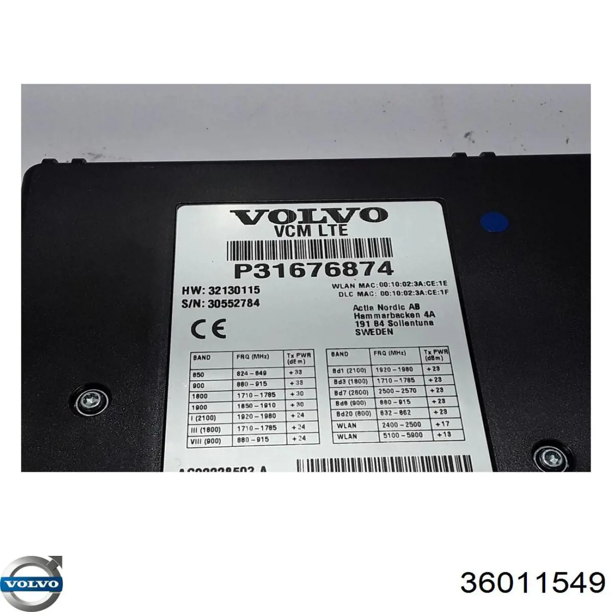 36010482 Volvo 
