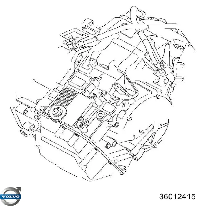 36012415 Volvo Привід лівий